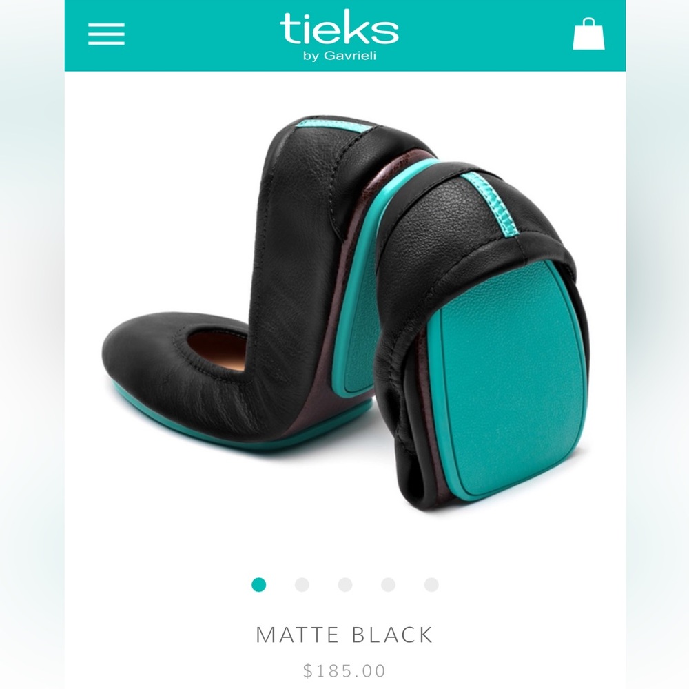Matte Black Tieks Size 6.